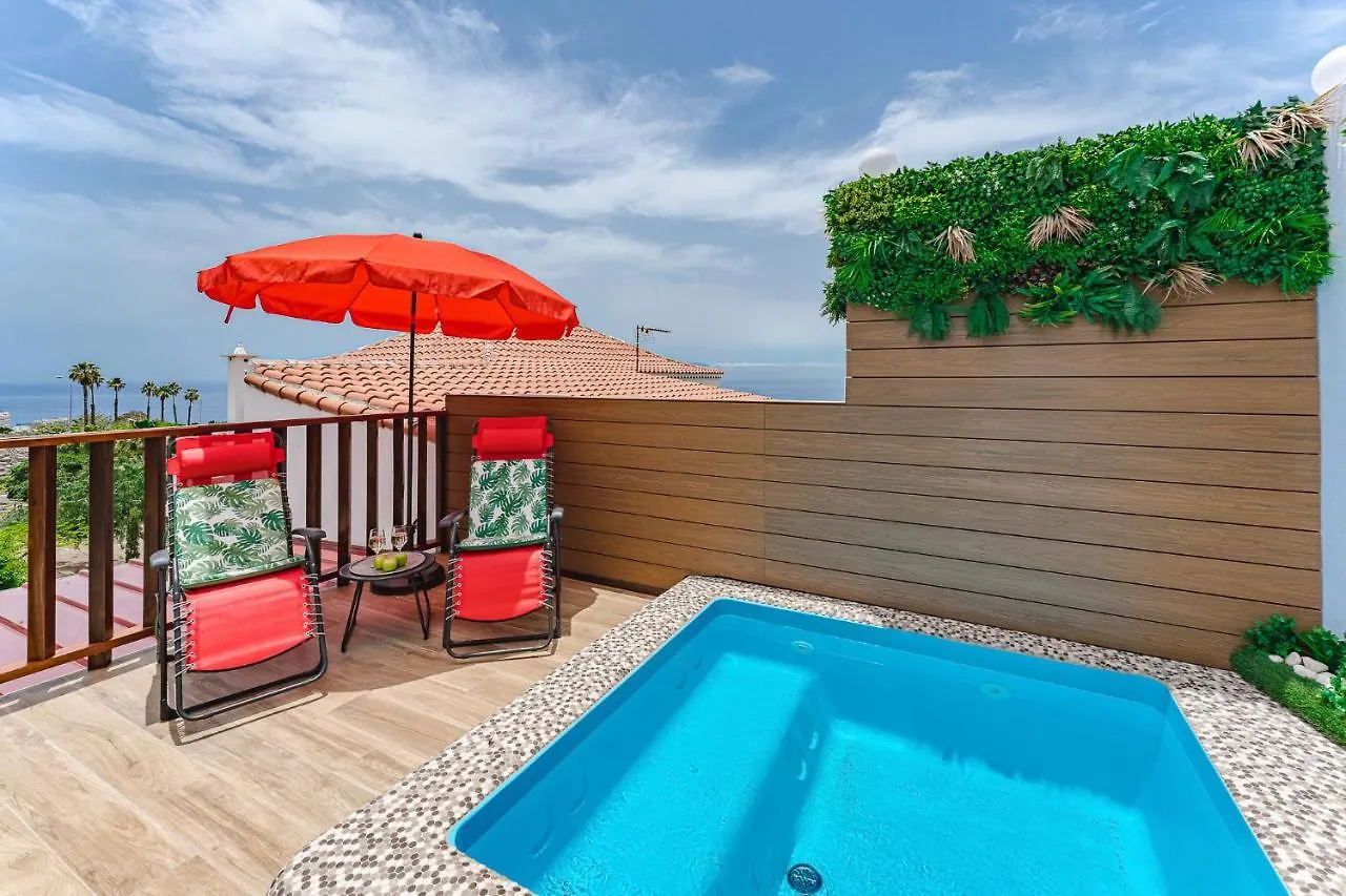 Holiday home Bungalow Private Pool Bbq Air Conditioning Stunning Ocean View Costa Adeje