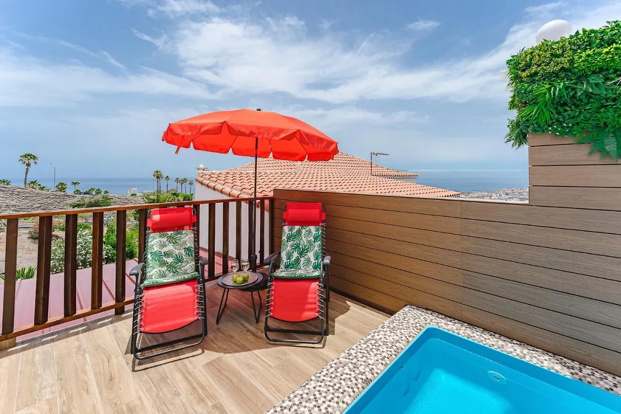 Bungalow Private Pool Bbq Air Conditioning Stunning Ocean View Costa Adeje  Spain