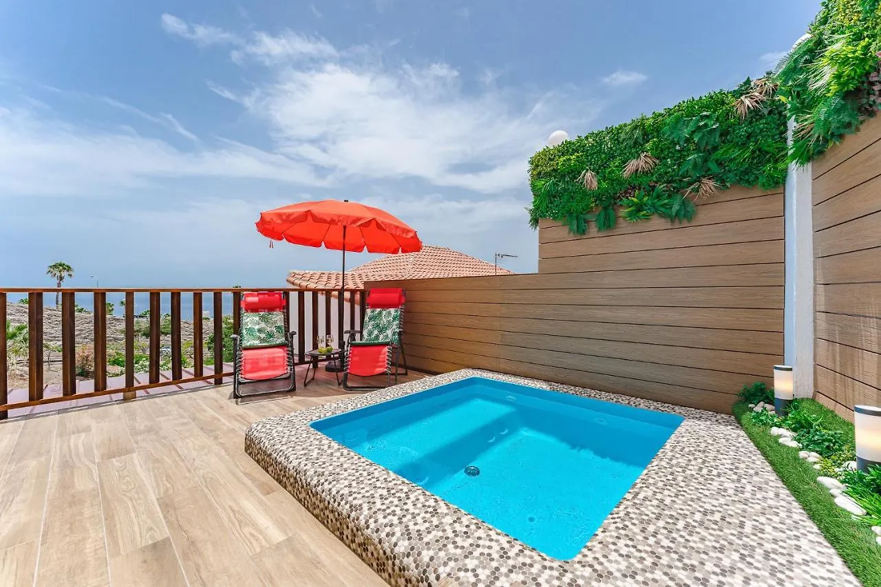 Bungalow Private Pool Bbq Air Conditioning Stunning Ocean View Costa Adeje