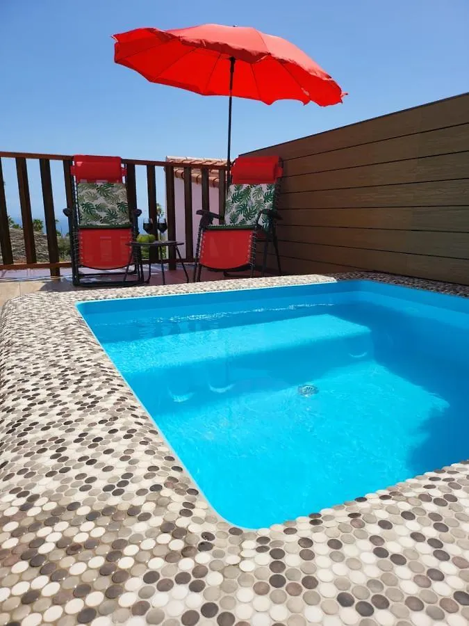 Bungalow Private Pool Bbq Air Conditioning Stunning Ocean View Costa Adeje  Holiday home