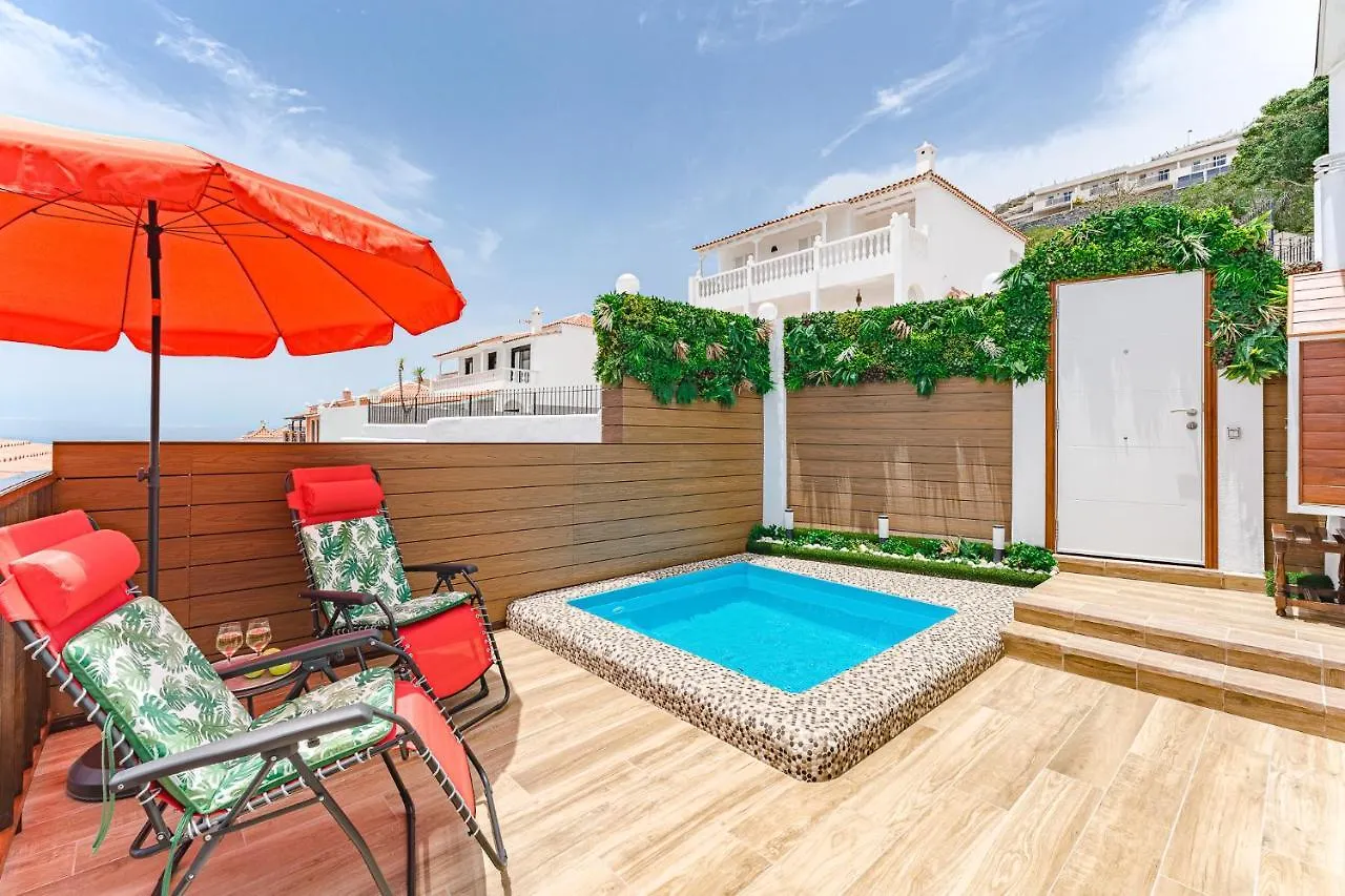 Holiday home Bungalow Private Pool Bbq Air Conditioning Stunning Ocean View Costa Adeje  Spain